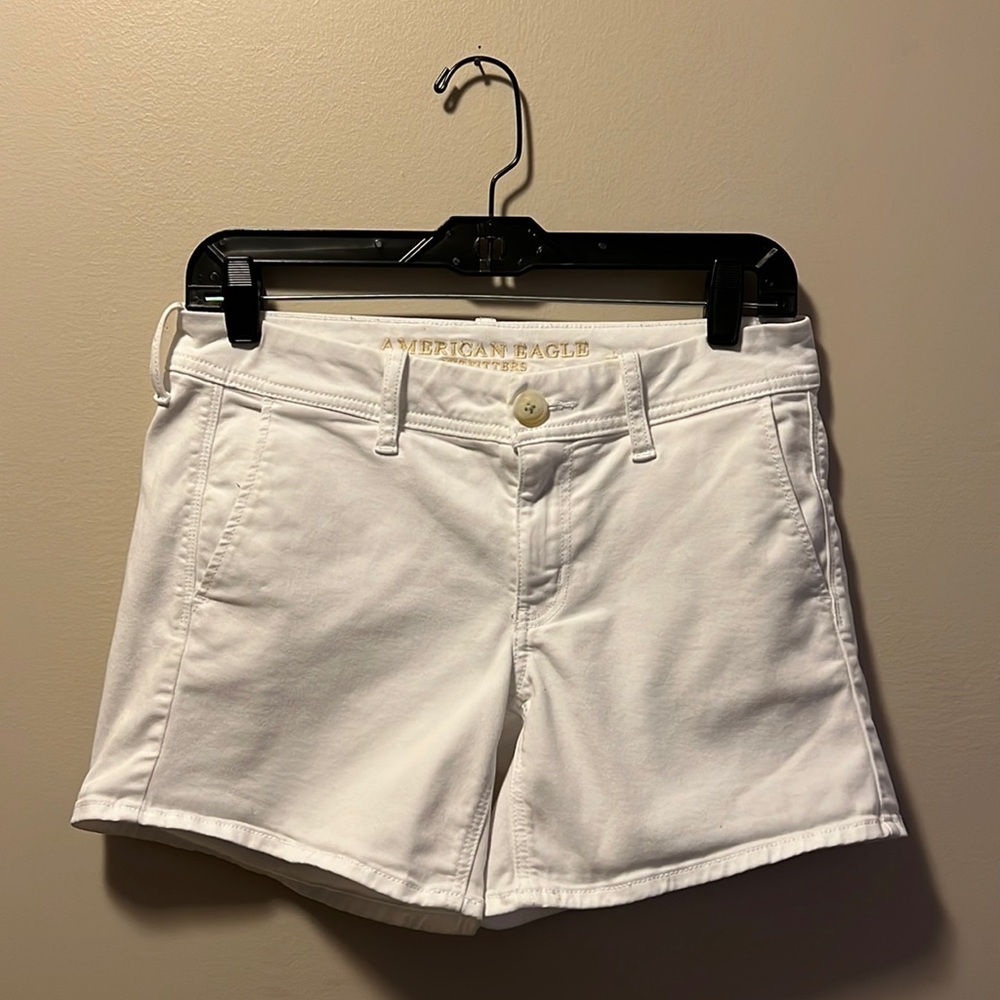White American Eagle Next Level Stretch Shorts